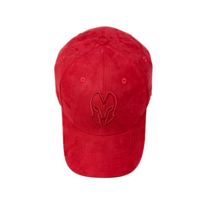 HEAD GEAR RED SUPER SUEDE SANDWICH CAP