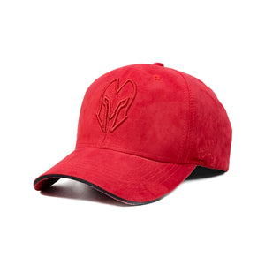 HEAD GEAR RED SUPER SUEDE SANDWICH CAP