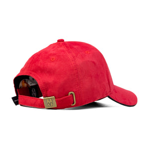 HEAD GEAR RED SUPER SUEDE SANDWICH CAP