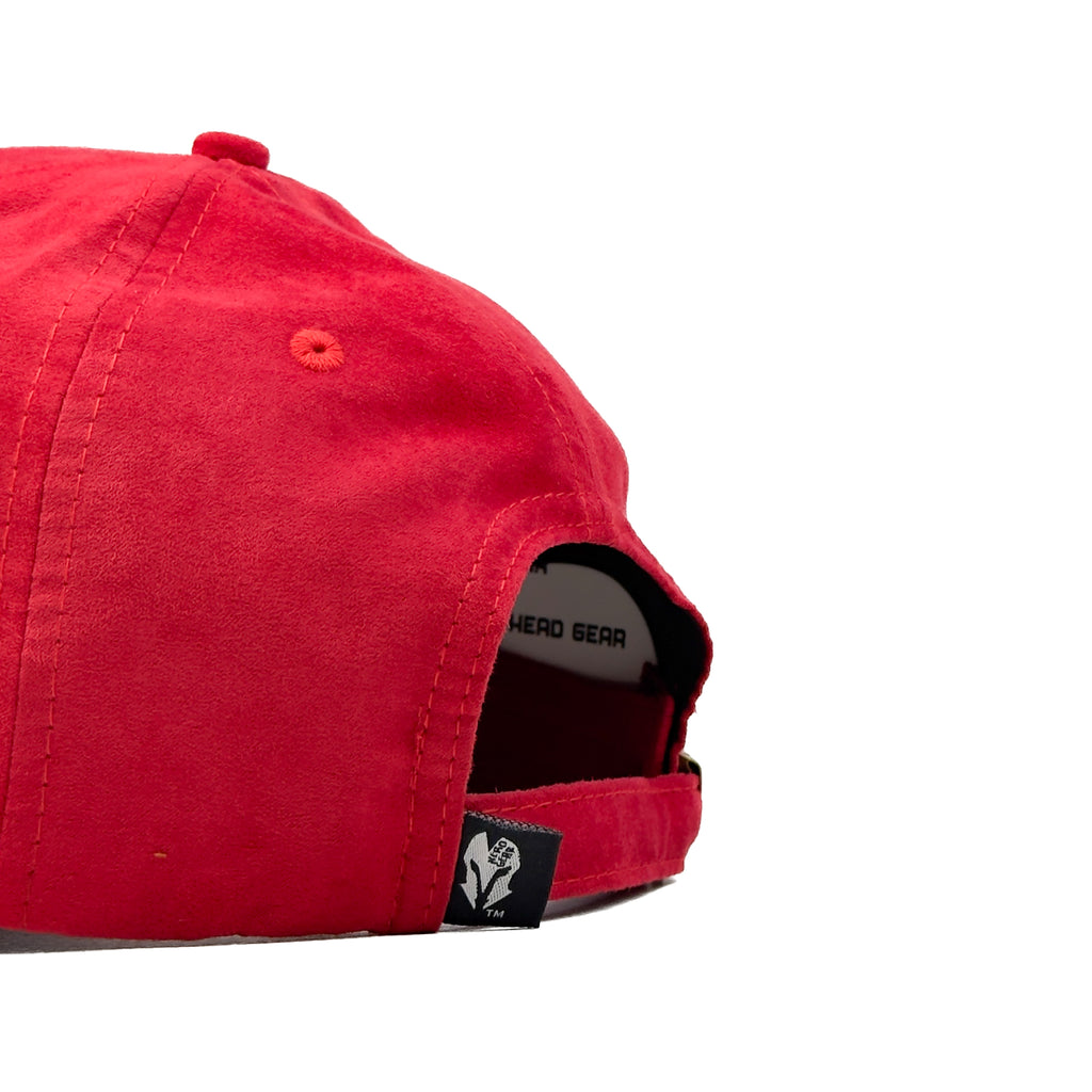 HEAD GEAR RED SUPER SUEDE SANDWICH CAP