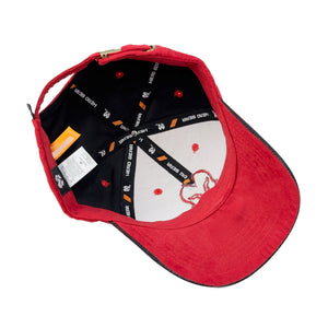 HEAD GEAR RED SUPER SUEDE SANDWICH CAP