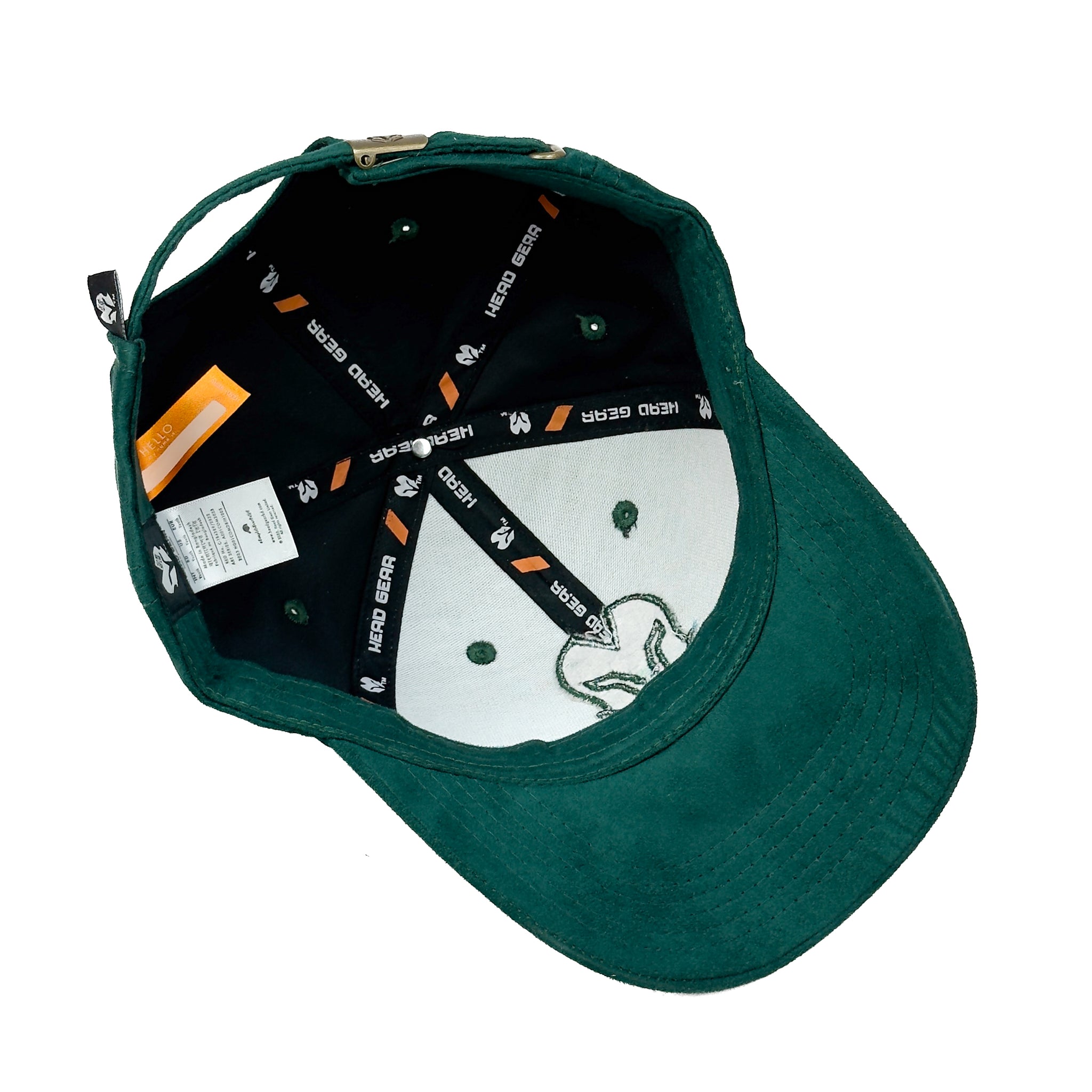 HEAD GEAR CASTLETON GREEN SUPER SUEDE CAP