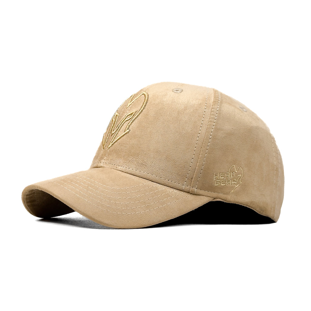 HEAD GEAR BEIGE SUPER SUEDE CAP