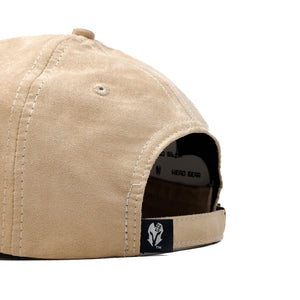 HEAD GEAR BEIGE SUPER SUEDE CAP