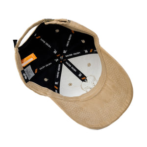 HEAD GEAR BEIGE SUPER SUEDE CAP