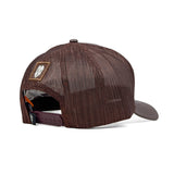HEAD GEAR CHOCOLATE FAUX LEATHER TRUCKER LIMITED EDITION CAP