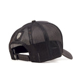 HEAD GEAR DARK BROWN FAUX LEATHER TRUCKER LIMITED EDITION CAP