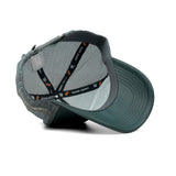 HEAD GEAR SEA GREEN FAUX LEATHER TRUCKER LIMITED EDITION CAP
