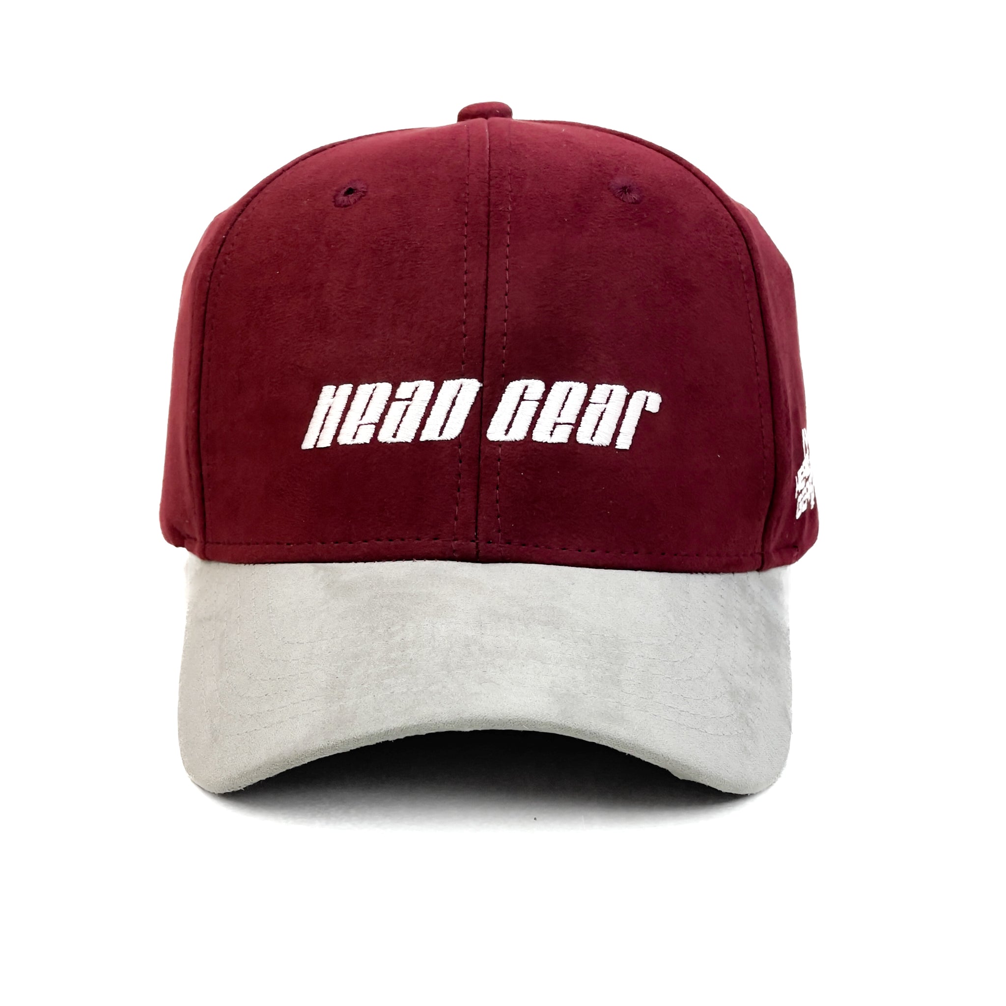 HEAD GEAR MAROON GREY DUAL TONE CAP