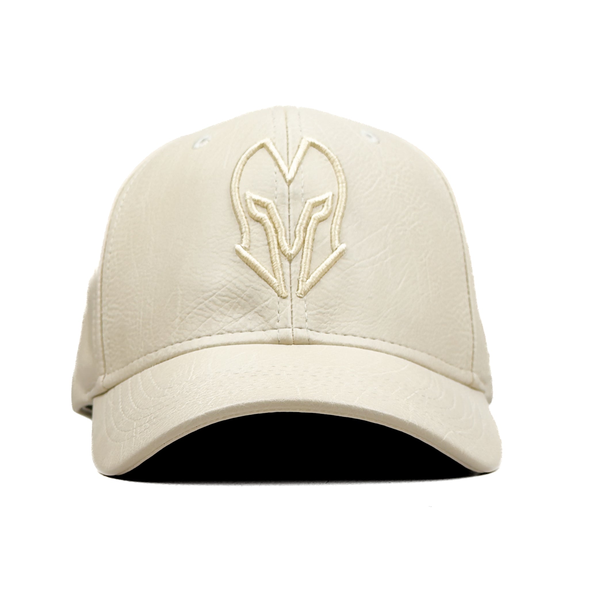 HEAD GEAR OFF-WHITE FAUX LEATHER LIMITED EDITION CAP