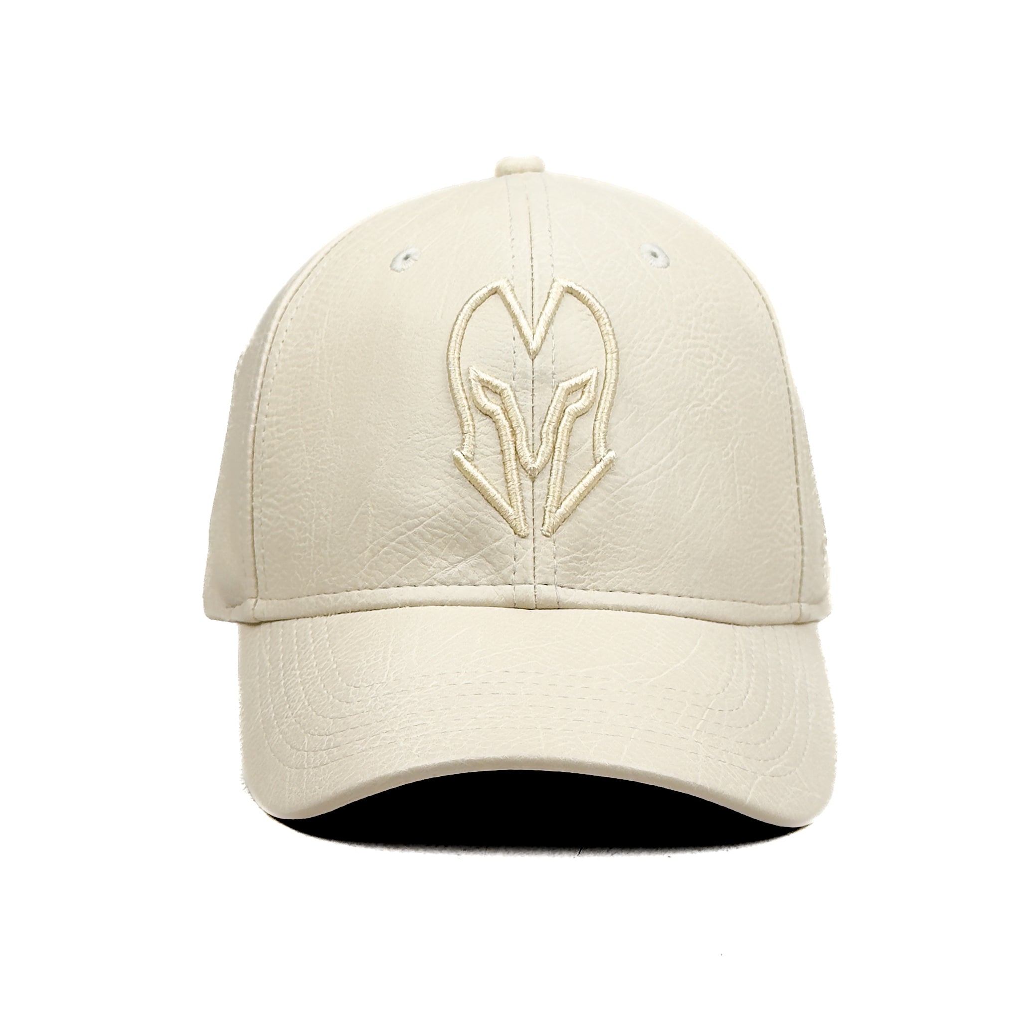 HEAD GEAR OFF-WHITE FAUX LEATHER LIMITED EDITION CAP