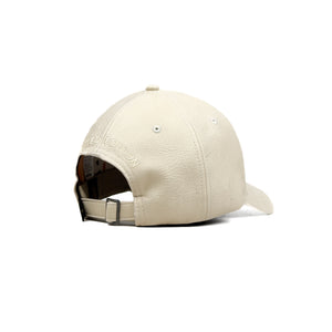 HEAD GEAR OFF-WHITE FAUX LEATHER LIMITED EDITION CAP