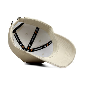 HEAD GEAR OFF-WHITE FAUX LEATHER LIMITED EDITION CAP