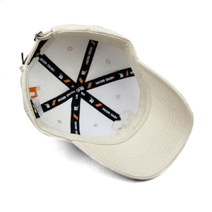 HEAD GEAR OFF-WHITE FAUX LEATHER LIMITED EDITION CAP