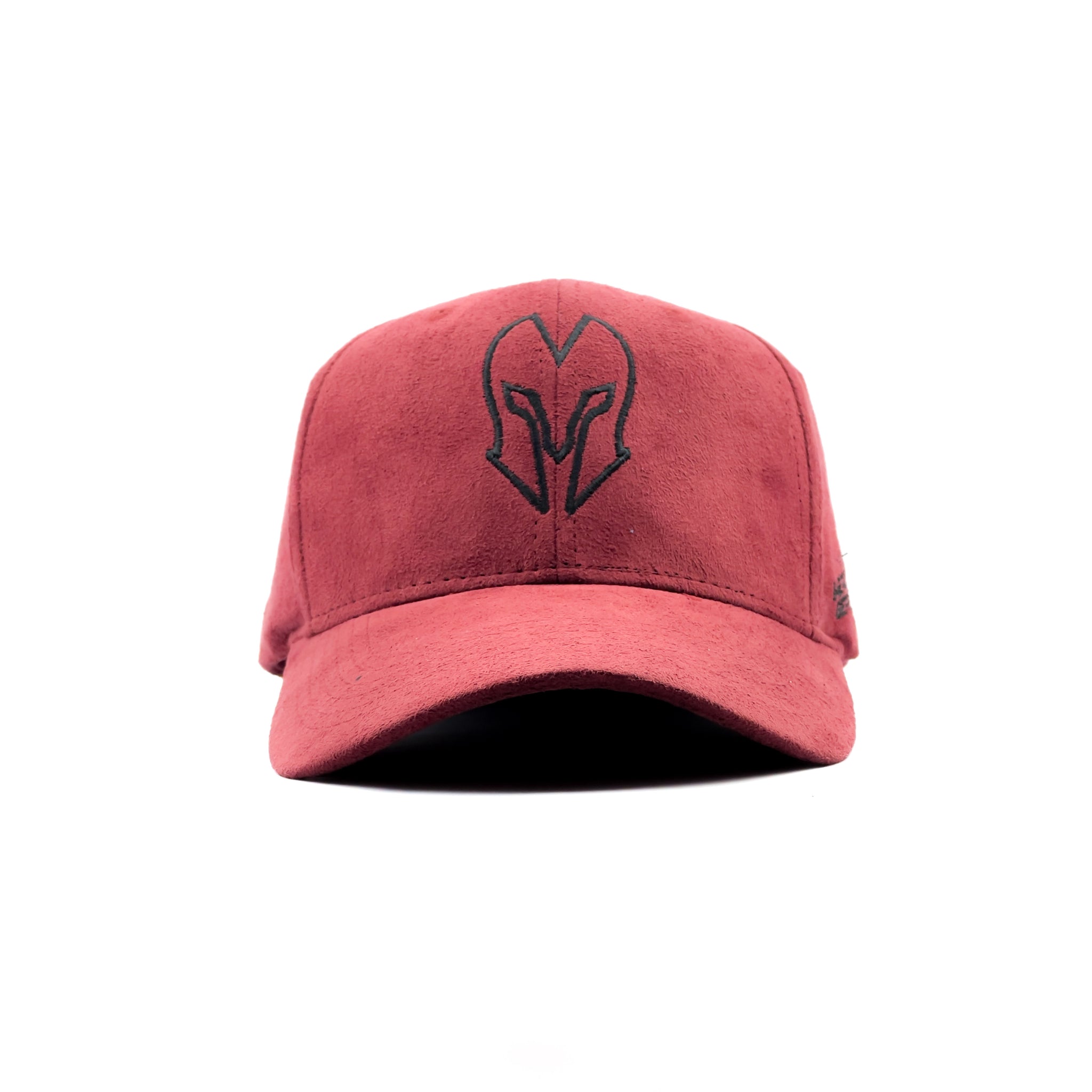 HEAD GEAR MAROON SUEDE LOGO CAP