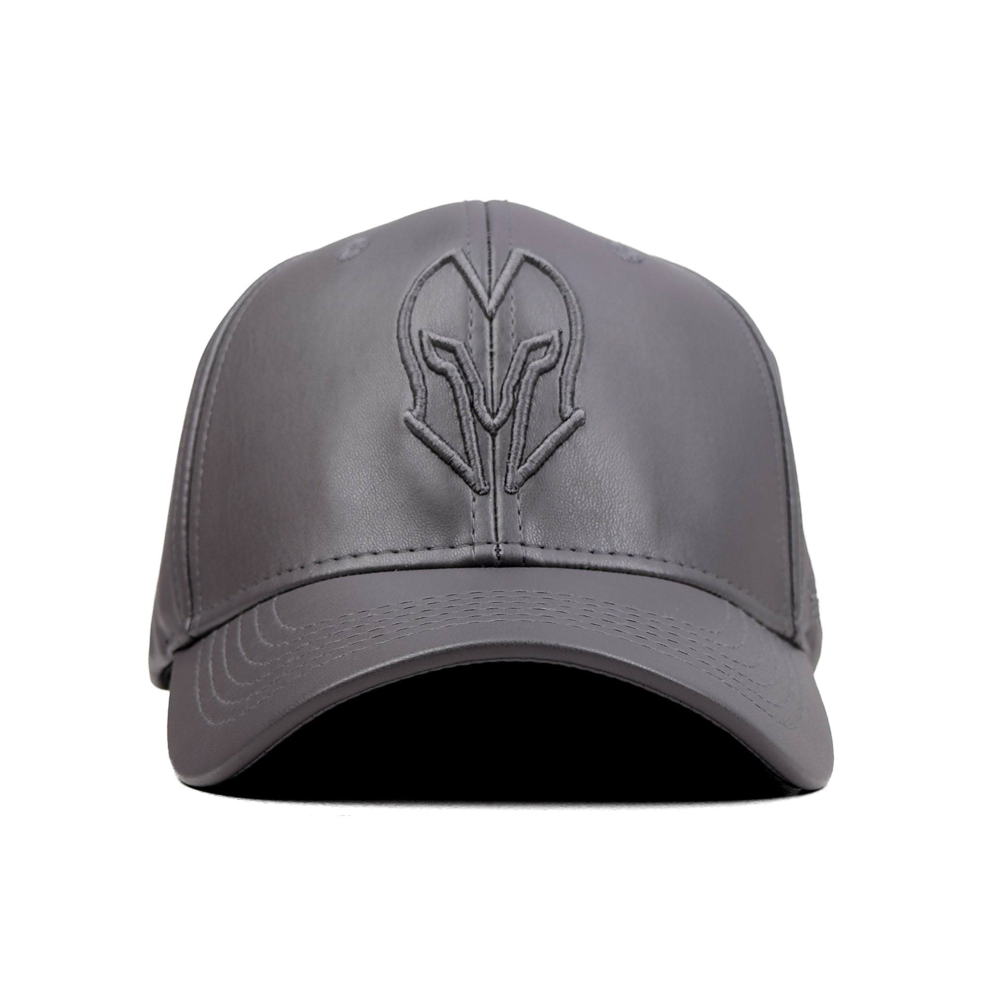 HEAD GEAR GREY FAUX LEATHER LIMITED EDITION CAP