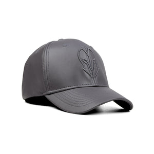 HEAD GEAR GREY FAUX LEATHER LIMITED EDITION CAP