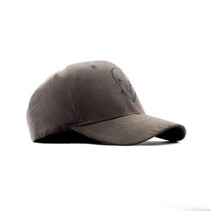 HEAD GEAR CHOCOLATE SUEDE LOGO CAP