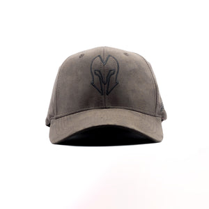 HEAD GEAR CHOCOLATE SUEDE LOGO CAP