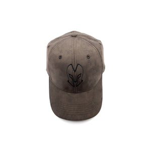 HEAD GEAR CHOCOLATE SUEDE LOGO CAP