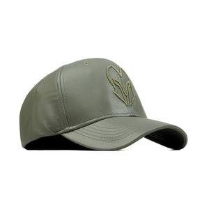 HEAD GEAR SAGE GREEN FAUX LEATHER LIMITED EDITION CAP