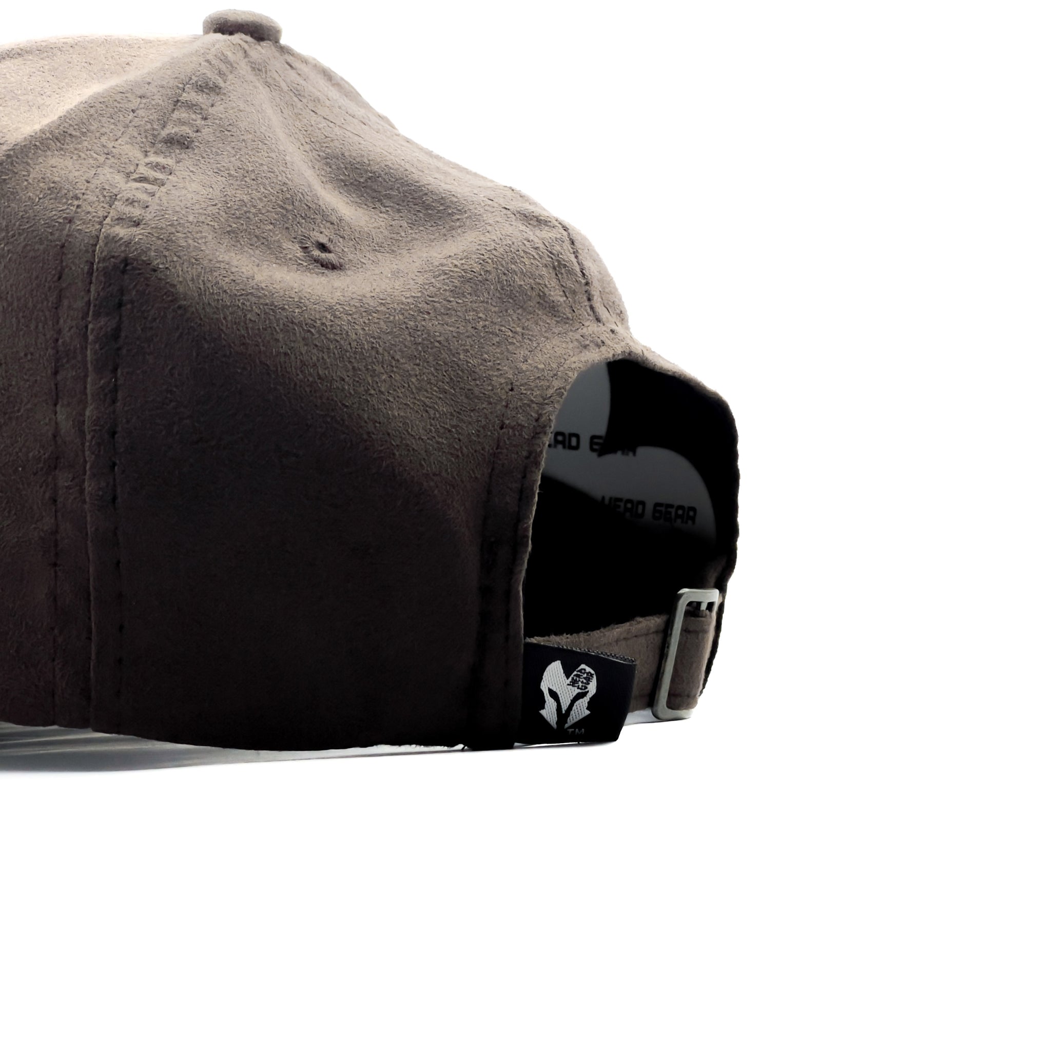 HEAD GEAR CHOCOLATE SUEDE LOGO CAP