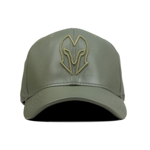 HEAD GEAR SAGE GREEN FAUX LEATHER LIMITED EDITION CAP