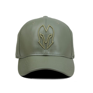 HEAD GEAR SAGE GREEN FAUX LEATHER LIMITED EDITION CAP