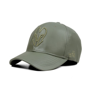 HEAD GEAR SAGE GREEN FAUX LEATHER LIMITED EDITION CAP