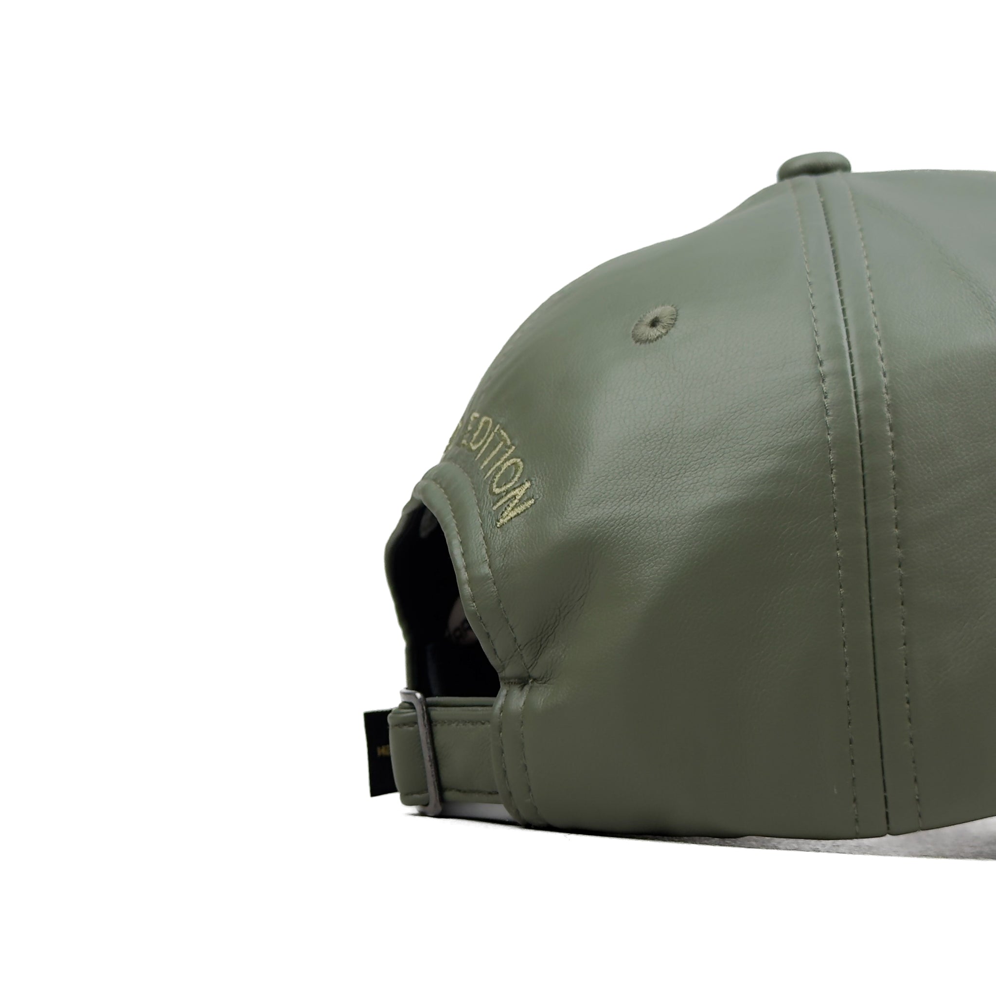 HEAD GEAR SAGE GREEN FAUX LEATHER LIMITED EDITION CAP