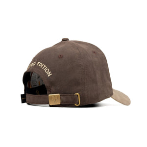 HEAD GEAR ELITE FUSION BROWN SUEDE TWILL LIMITED EDITION CAP