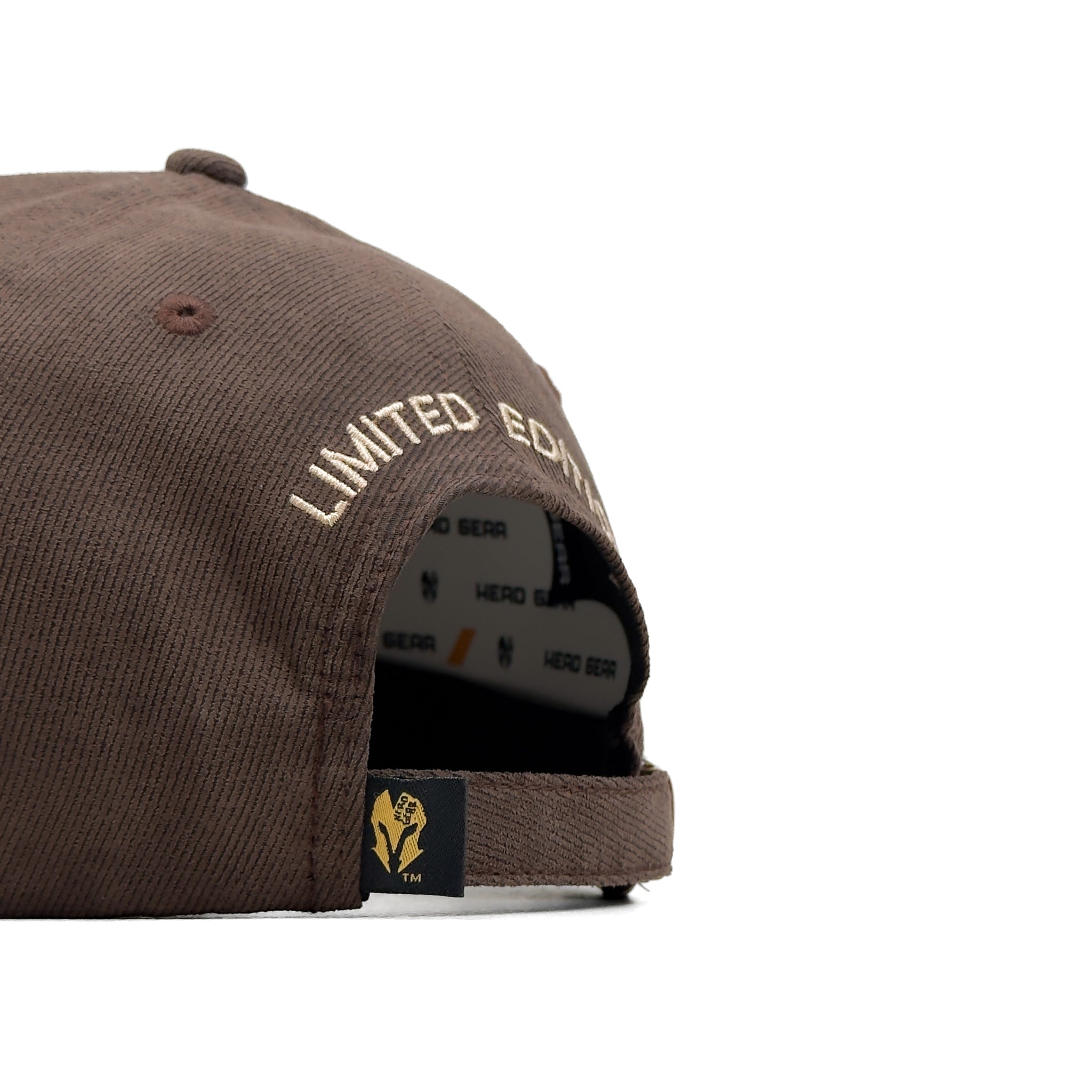 HEAD GEAR ELITE FUSION BROWN SUEDE TWILL LIMITED EDITION CAP