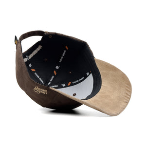 HEAD GEAR ELITE FUSION BROWN SUEDE TWILL LIMITED EDITION CAP