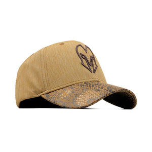 HEAD GEAR ELITE FUSION BROWN CONTRAST LEATHER LIMITED EDITION CAP