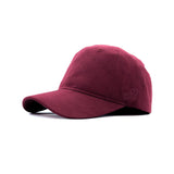 HEAD GEAR BASIC SUEDE MAROON CAP