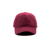 HEAD GEAR BASIC SUEDE MAROON CAP