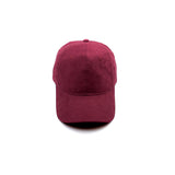 HEAD GEAR BASIC SUEDE MAROON CAP