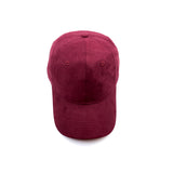 HEAD GEAR BASIC SUEDE MAROON CAP