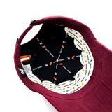 HEAD GEAR BASIC SUEDE MAROON CAP