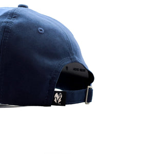 HEAD GEAR BASIC SUEDE NAVY BLUE CAP