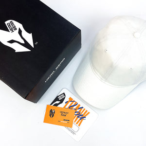 HEAD GEAR BASIC WHITE CAP