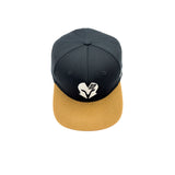 HEAD GEAR OFFICIAL BROWN FLAT VISOR CAP