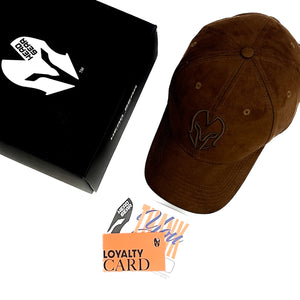 HEAD GEAR CHOCOLATE SUPER SUEDE CURVED VISOR CAP