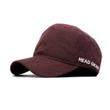 HEAD GEAR DARK RED WINE SUEDE CAP