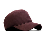 HEAD GEAR DARK RED WINE SUEDE CAP