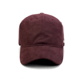 HEAD GEAR DARK RED WINE SUEDE CAP