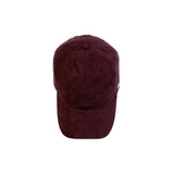 HEAD GEAR DARK RED WINE SUEDE CAP
