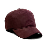 HEAD GEAR DARK RED WINE SUEDE CAP