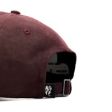 HEAD GEAR DARK RED WINE SUEDE CAP