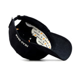 HEAD GEAR BLACK SUEDE CAP